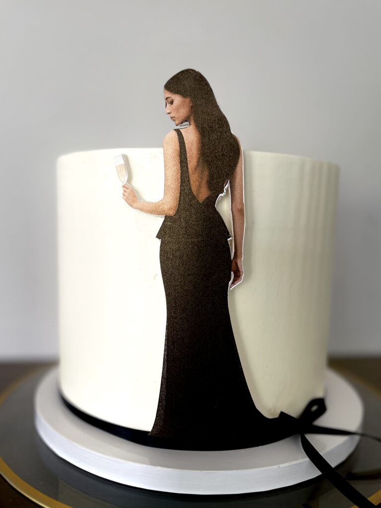 "Black Dress" Birthday Cake