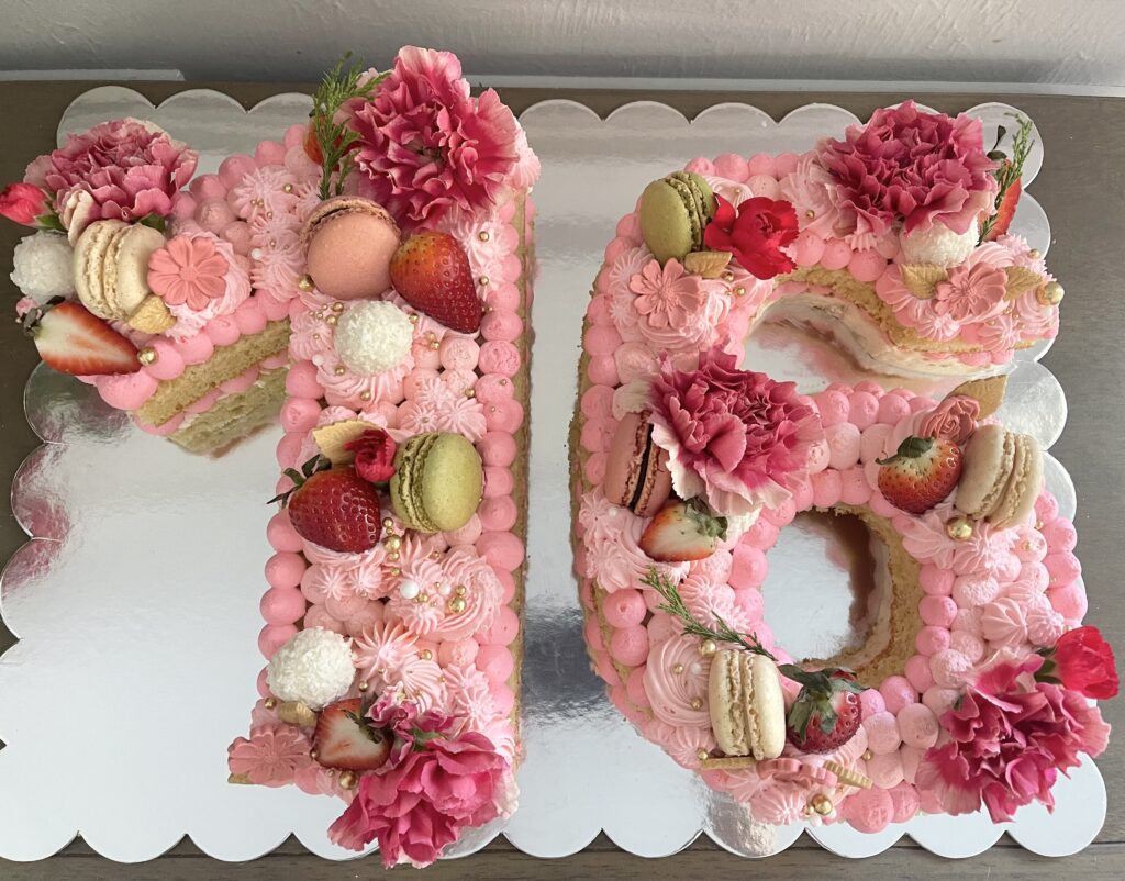 "Sweet 16" Birthday Cake